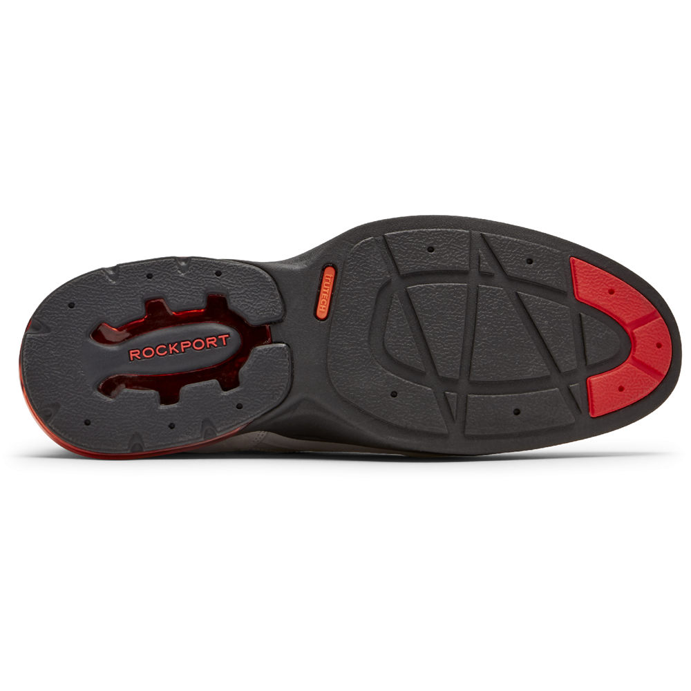 Zapatillas Rockport Hombre Mexico - Howe Street Lace Up Grises - ELGQB8346